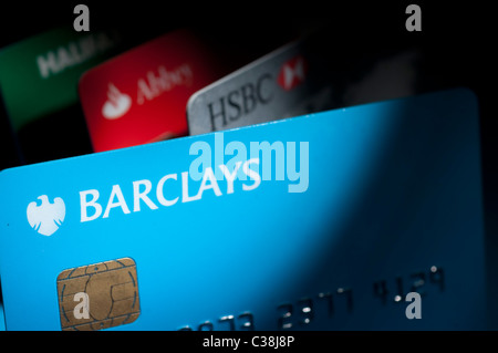 Eine Barclays Girokonto Debit-Karte. Stockfoto