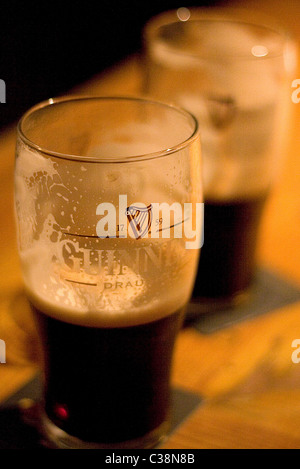 Anschauliches Bild des Guiness. Stockfoto