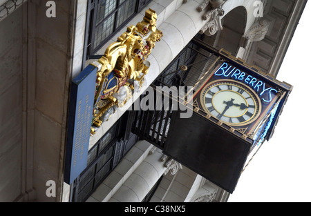 Die Burberry Store auf alten Bond Street, Westminster. Stockfoto