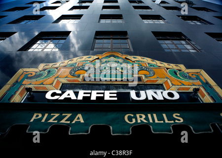 Ein Caffe Uno Restaurant in Westminster, Zentral-London Stockfoto