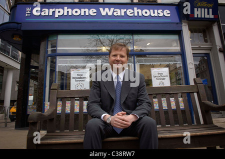 Im Bild: Charles Dunstone, Chief Executive Officer von Carphone Warehouse. Stockfoto