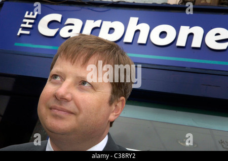 Im Bild: Charles Dunstone, Chief Executive Officer von Carphone Warehouse. Stockfoto