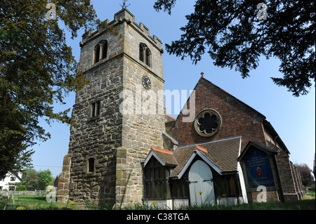 Wenig Wenlock-St.-Lorenz-Kirche Shropshire England Uk Stockfoto