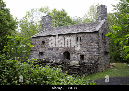 Bauernhaus im St Fagans Museum of welsh Life. Stockfoto