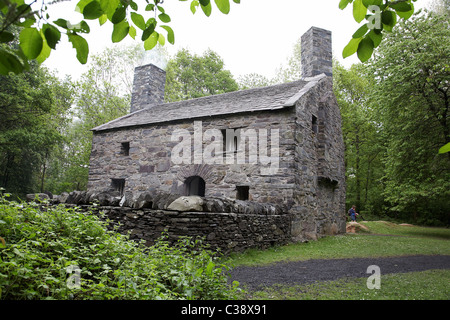 Bauernhaus im St Fagans Museum of welsh Life. Stockfoto