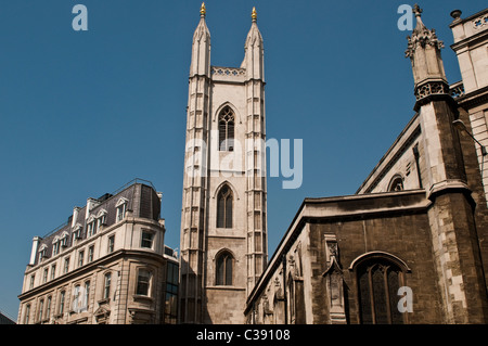 St Mary Aldermary, anglikanische Kirche in Bow Lane, London, UK Stockfoto