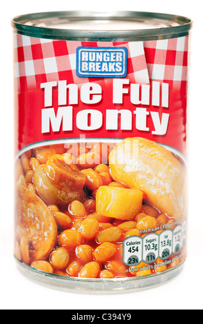 Kann der Hunger Breaks The Full Monty Stockfoto