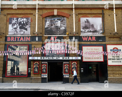 Großbritannien an Kriegserfahrung Touristenattraktion Stockfoto