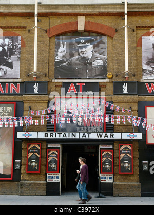 Großbritannien an Kriegserfahrung Touristenattraktion Stockfoto