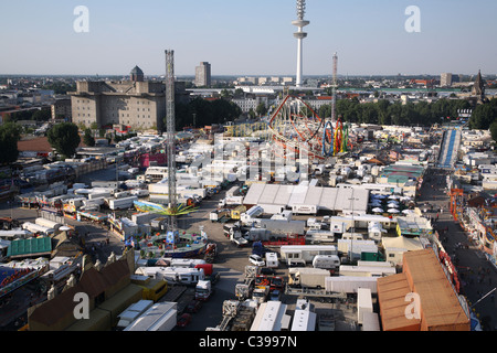 Der Hamburger Dom Kirmes, Hamburg, Deutschland Stockfoto