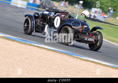 "Mad Jack" für Vorkriegs-Sportwagen - Nigel Batchelor, 1929 Bentley 4,5 Liter SC Stockfoto