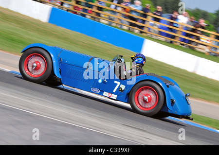 "Mad Jack" für Vorkriegs-Sportwagen - Sam Stretton, 1937 Alta Sport Stockfoto