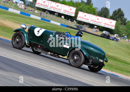 "Mad Jack" für Vorkriegs-Sportwagen - Alan Brown/David Hine, 1936 Lagonda LG45 Stockfoto