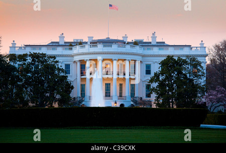 Residenz des US-Präsidenten auf 1600 Pennsylvania Avenue in Washington, DC Stockfoto