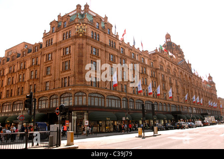 Harrords Kaufhaus, Brompton Road, Knightsbridge Stockfoto