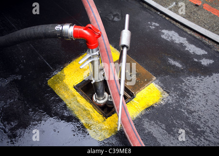 Feuerwehrschlauch Stockfoto