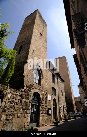 Italien, Latium, Tarquinia, palazzo dei priori, mittelalterlicher Palast Stockfoto