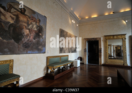 Italien, Rom, Palazzo Braschi, Museo di Roma, Innere des Bürgermuseums von Rom Stockfoto