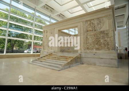 Italien, Rom, Ara Pacis Augustae Stockfoto