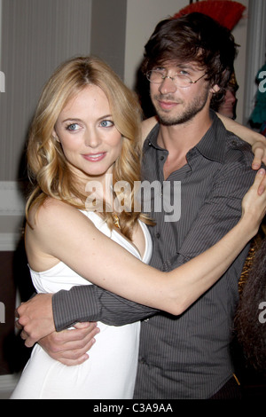 Heather Graham und Yaniv Raz "The Hangover" Charity Pokerturnier im Caesars Palace Resort Casino Las Vegas, Nevada - Stockfoto