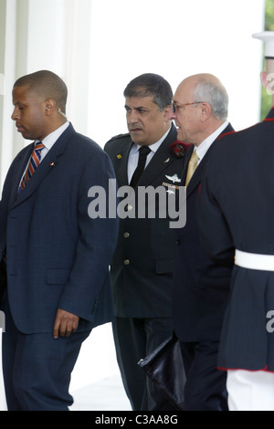 Israels Ministerpräsident Binyamin Netanyahu Personal trifft Präsident Barack Obama mit Israels Ministerpräsident Binyamin Netanyahu Stockfoto