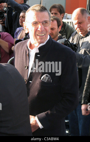 Leonard Nimoy-Los Angeles-Premiere von "Star Trek" in Grauman Chinese Theatre - außerhalb Ankünfte Los Angeles, Kalifornien- Stockfoto