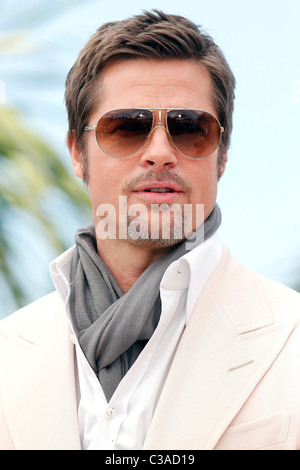 Brad Pitt 2009 Cannes International Film Festival - Tag 8 "Inglourious Basterds" - Fototermin Cannes, Frankreich - 20.05.09 Stockfoto