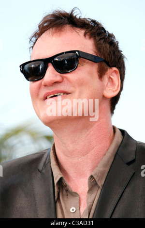 Quentin Tarantino 2009 Cannes International Film Festival - Tag 8 "Inglourious Basterds" - Fototermin Cannes, Frankreich - 20.05.09 Stockfoto