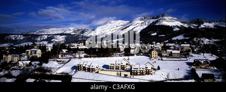 Frankreich, Isere, Dorf von Villars-de-Lans im regionalen Naturpark Vercors Stockfoto