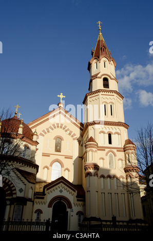 St.-Nikolaus-Kirche Wunder-Monger. Architektur in Vilnius, Litauen. Stockfoto