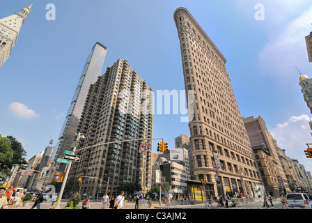 Flatiron District in New York City 27. Juni 2010. Stockfoto