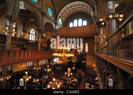 Eldridge Street Synagogue erstellt die Faust jüdische Synagoge durch Osteuropäer in den Vereinigten Staaten. Stockfoto