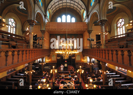 Eldridge Street Synagogue erstellt die Faust jüdische Synagoge durch Osteuropäer in den Vereinigten Staaten. Stockfoto