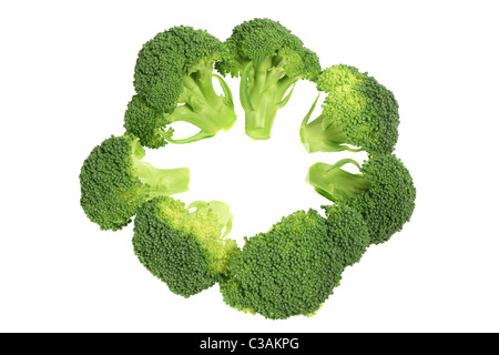 Broccoli-Röschen Stockfoto