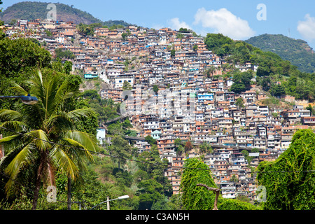 Favelas oder Slums in Rio De Janeiro, Brasilien Stockfoto