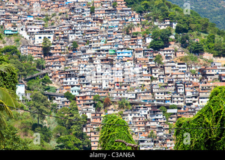 Favelas oder Slums in Rio De Janeiro, Brasilien Stockfoto