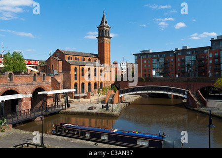 Castlefield Kanal-Becken, Manchester, UK Stockfoto