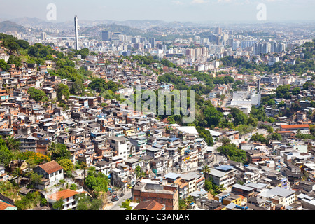 Favelas oder Slums in Rio De Janeiro, Brasilien Stockfoto