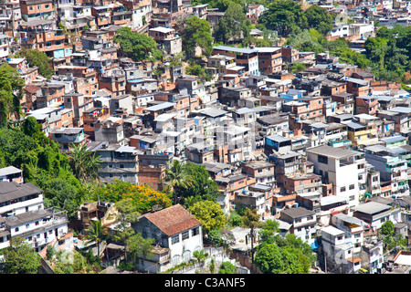 Favelas oder Slums in Rio De Janeiro, Brasilien Stockfoto