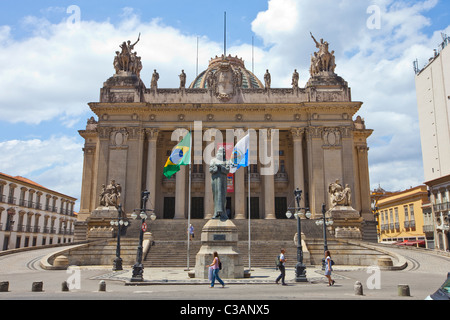 Palacio Tiradentes, Museum und gesetzgebende Versammlung Gebäude, Rio De Janeiro, Brasilien Stockfoto