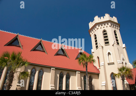 Amelia Island, Florida Fernandina Beach. Die historische Altstadt, St. Peter es Episcopal Church, c. 1884. Stockfoto