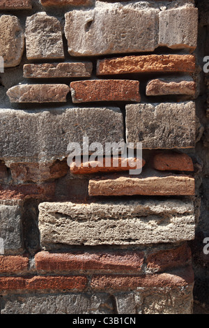 In der Nähe von Pompeji Mauerwerk, Neapel, Italien Stockfoto