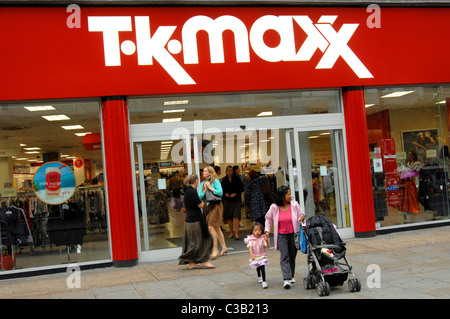 Ein TK Maxx Sotre in London. Stockfoto