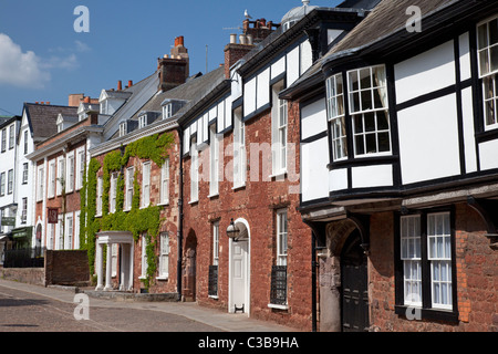 Gebäude in der Kathedrale zu schließen, Exeter, Devon Stockfoto