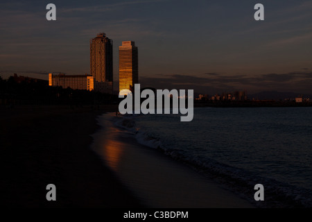 Skyline von Barcelona Stockfoto