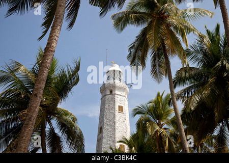 Dondra Head Leuchtturm an der Südspitze der Insel Sri Lanka Stockfoto