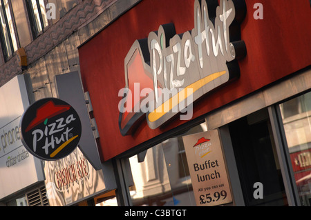 Bild Shiows: ein Pizza Hut Restaurant. Stockfoto