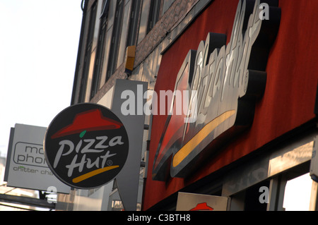 Bild Shiows: ein Pizza Hut Restaurant. Stockfoto