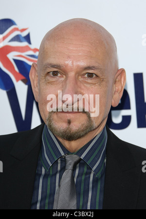 SIR BEN KINGSLEY Champagner-Start des BRITWEEK LOS ANGELES Kalifornien USA 26. April 2011 Stockfoto