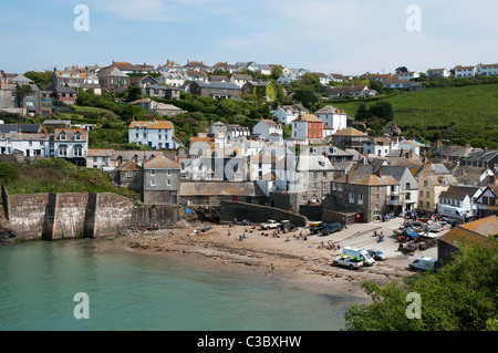 Die kleine Fischergemeinde von Port Isaac in North Cornwall, Großbritannien Stockfoto